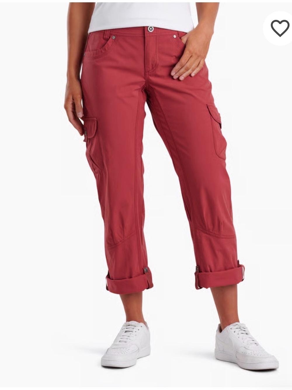 Kuhl Women's Cargo Capris in Dusty Rose